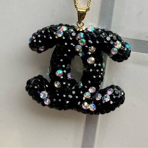 18k Real Gold Swarovksi pendant only